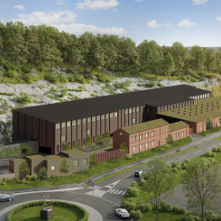 Visionsbild Kretsloppsparken Foto: Kaminsky Arkitekter