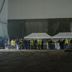 120 gäster samlades för taklagsfesten. Foto: Panattoni