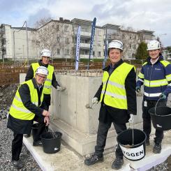 Murning spadtag kv 8 Selma stad.  Av: Catrine Andersson, Framtiden Byggutveckling