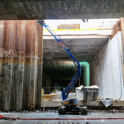 Spont i tunnel Bild: Trafikverket