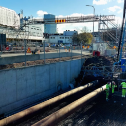 Trafikverket siktar på att öppna station Centralen som en säckstation i december 2026. Foto: Trafikverket