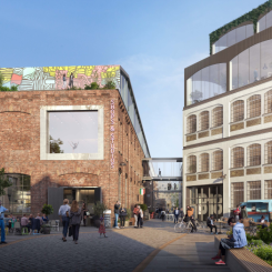 Nytt center för dans byggs i Mölndal. Bild: MölnDala Fastighets AB och TMRW.