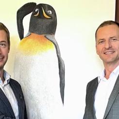 Från vänster på bilden: Emil Löveryd och Stian Hansen. foto Jotun