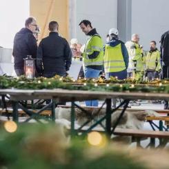 Taklagsfest i Göteborg. Foto: Panattoni