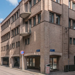 Traktören - Den gamla förvaltningsbyggnaden ska få nytt liv. Foto: Inhouse Tech